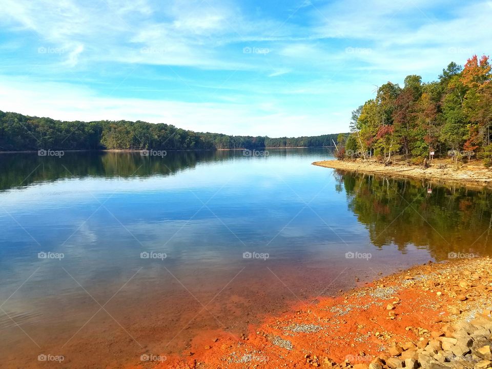 reflections on lake