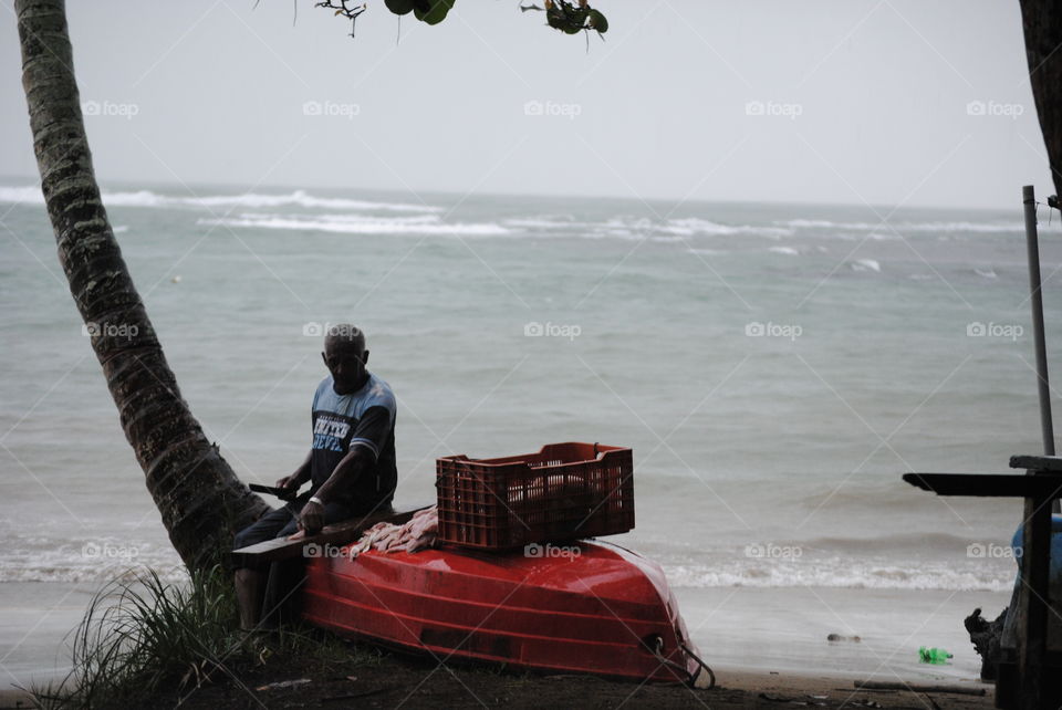Fisherman in Puerto Viejo - Limón