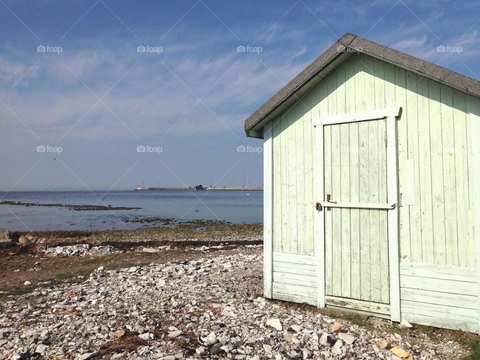 House near sea