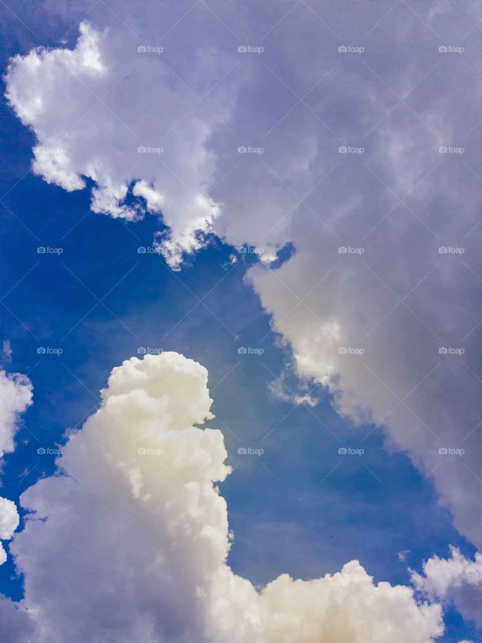 beautiful blue sky with cloud cover sunlight background.Sky clouds.Sky with clouds weather nature cloud blue