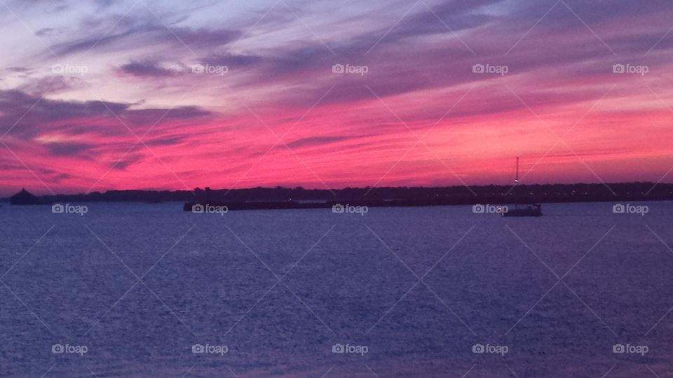 Sunset, Water, Dawn, Sea, Landscape
