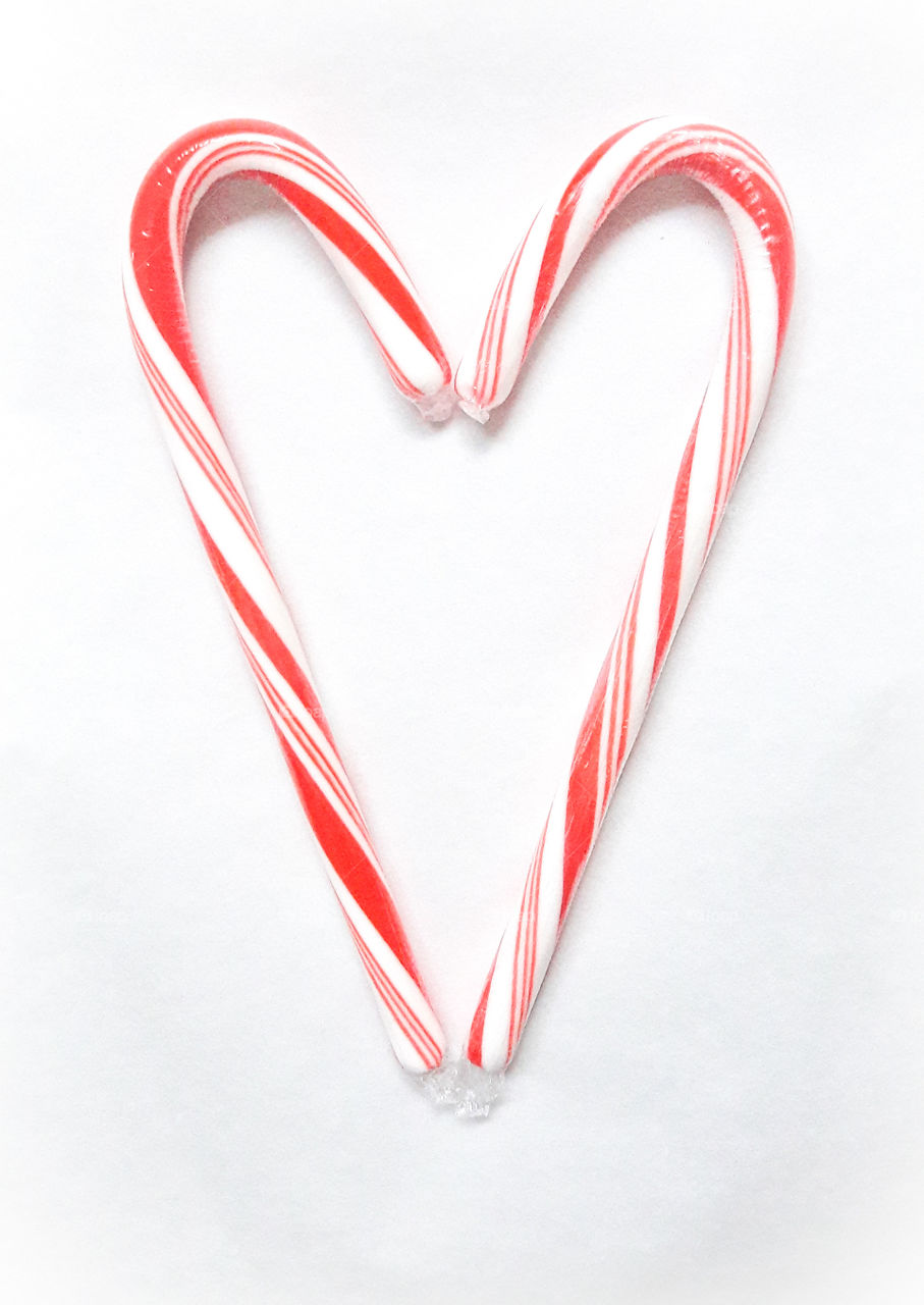 Candy cane heart