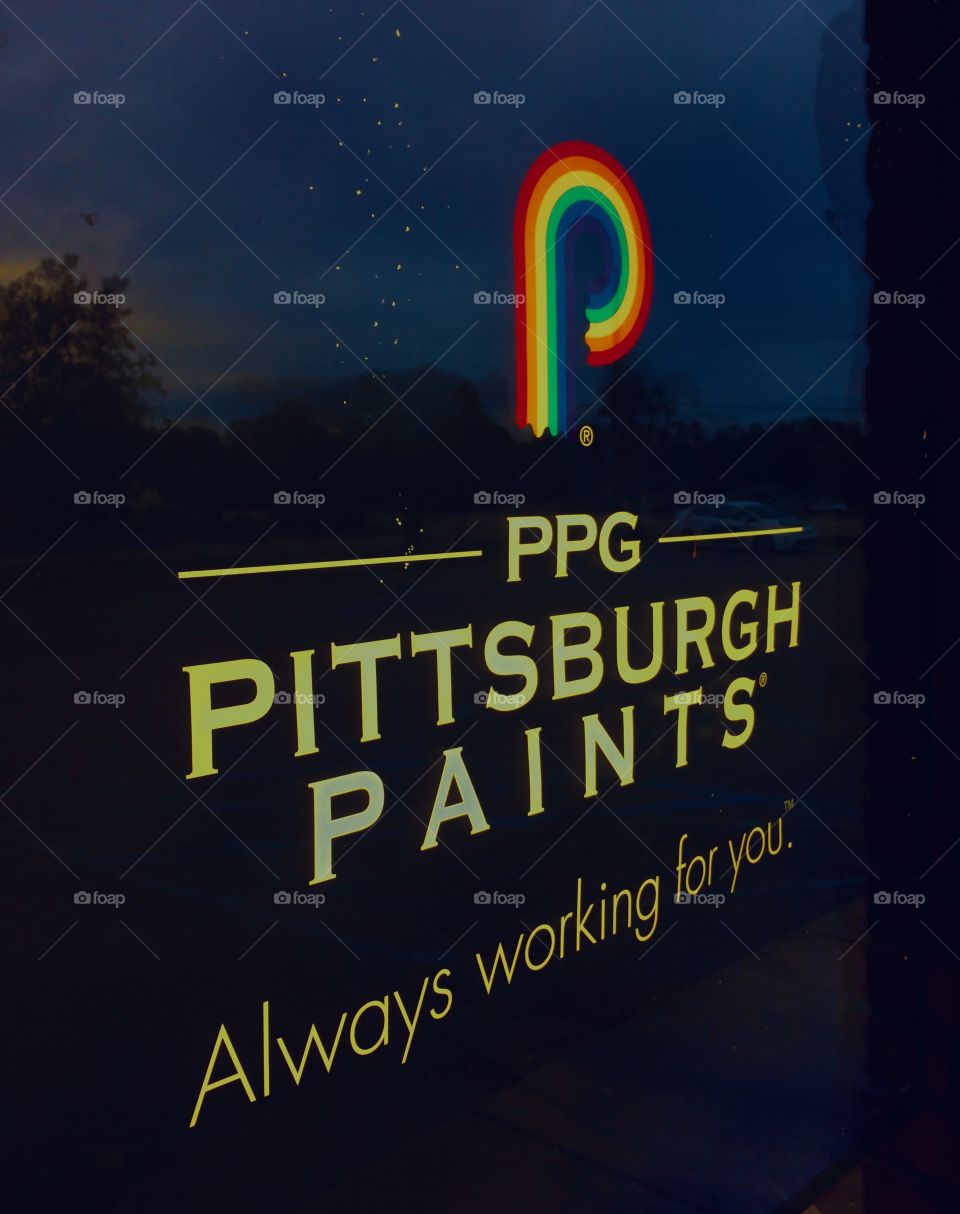 Pittsburgh paint Sign 
