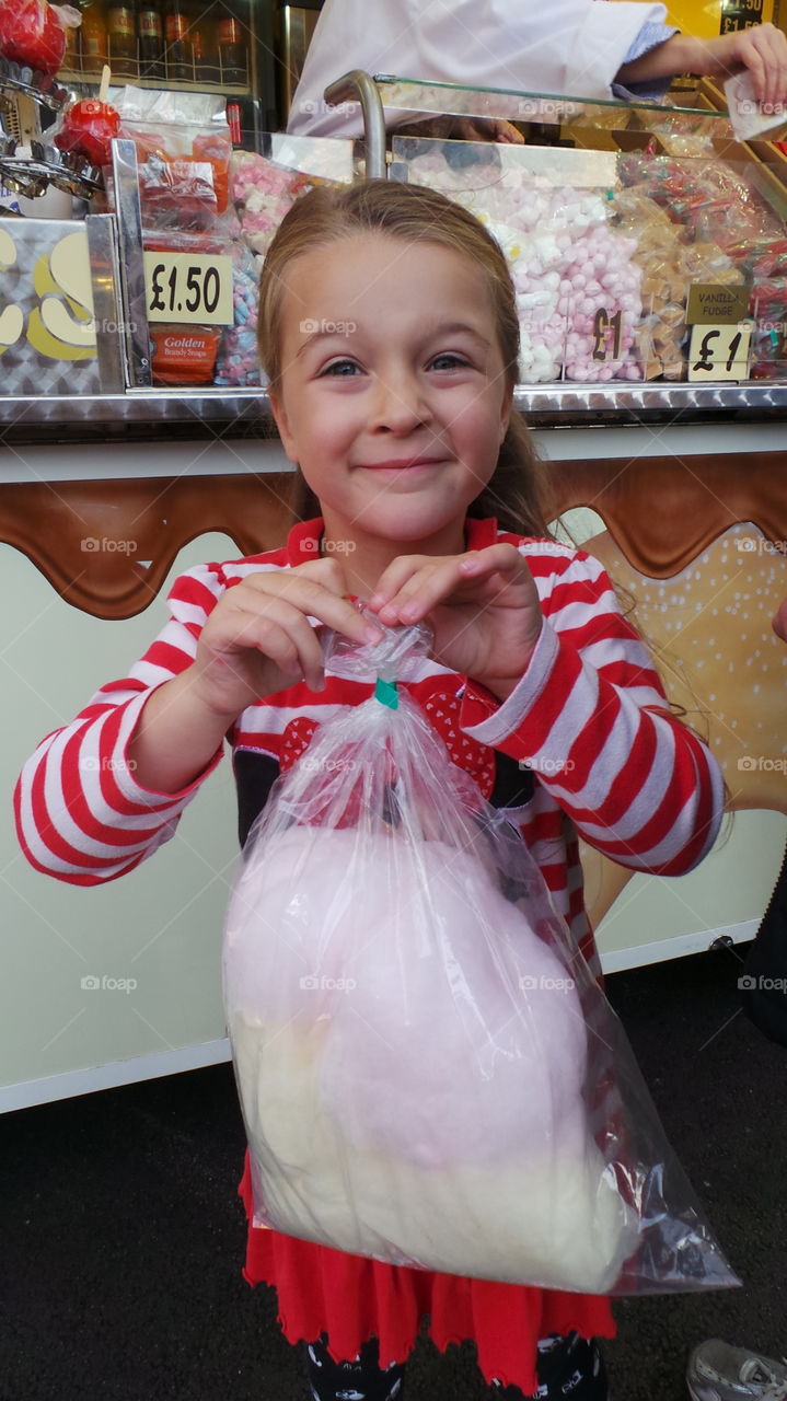 candyfloss.  cotton candy from the travelling fair