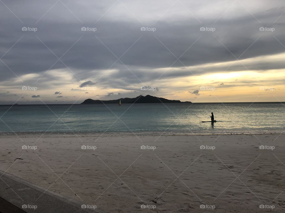 Peaceful and tranquil waters of Amanpulo 