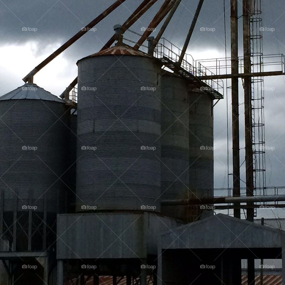 Group of silos 