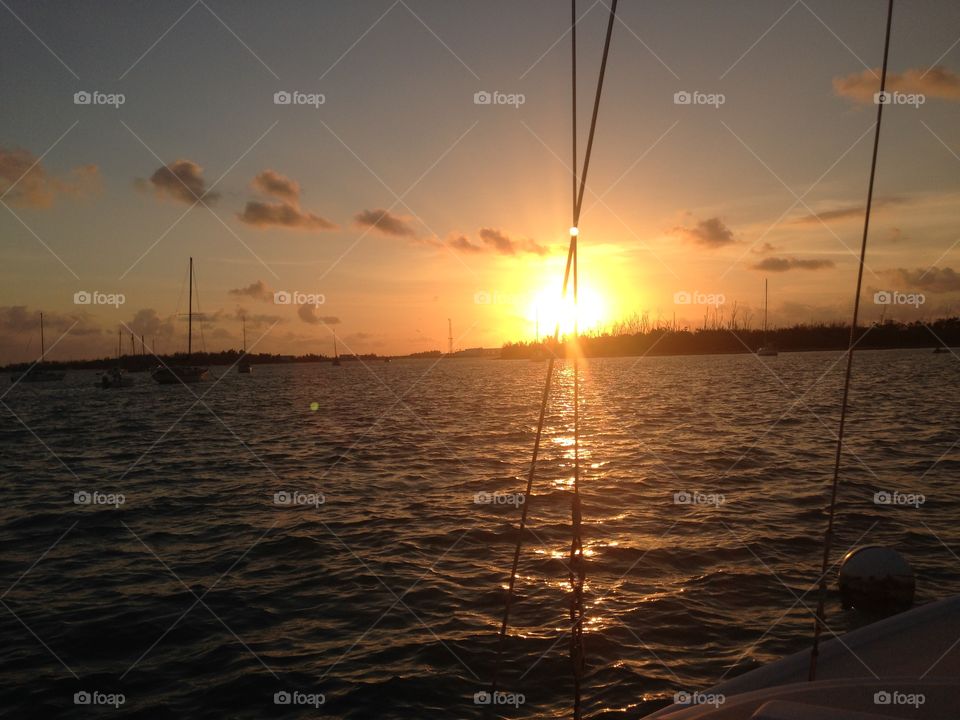 Sunrise at key west