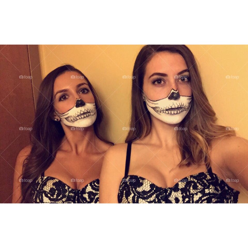 Did my best friends makeup for Halloween