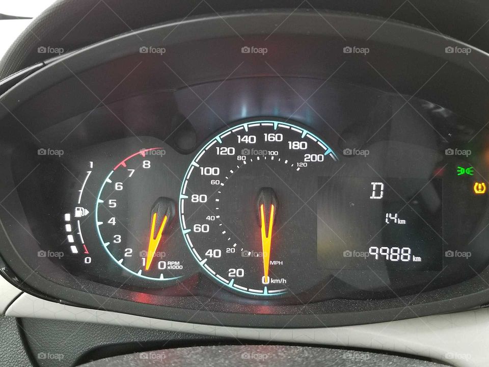 Dashboard Speedometer Odometer