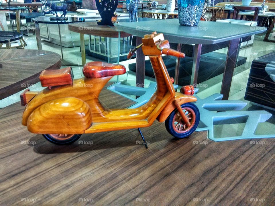 Wooden Scooty toy