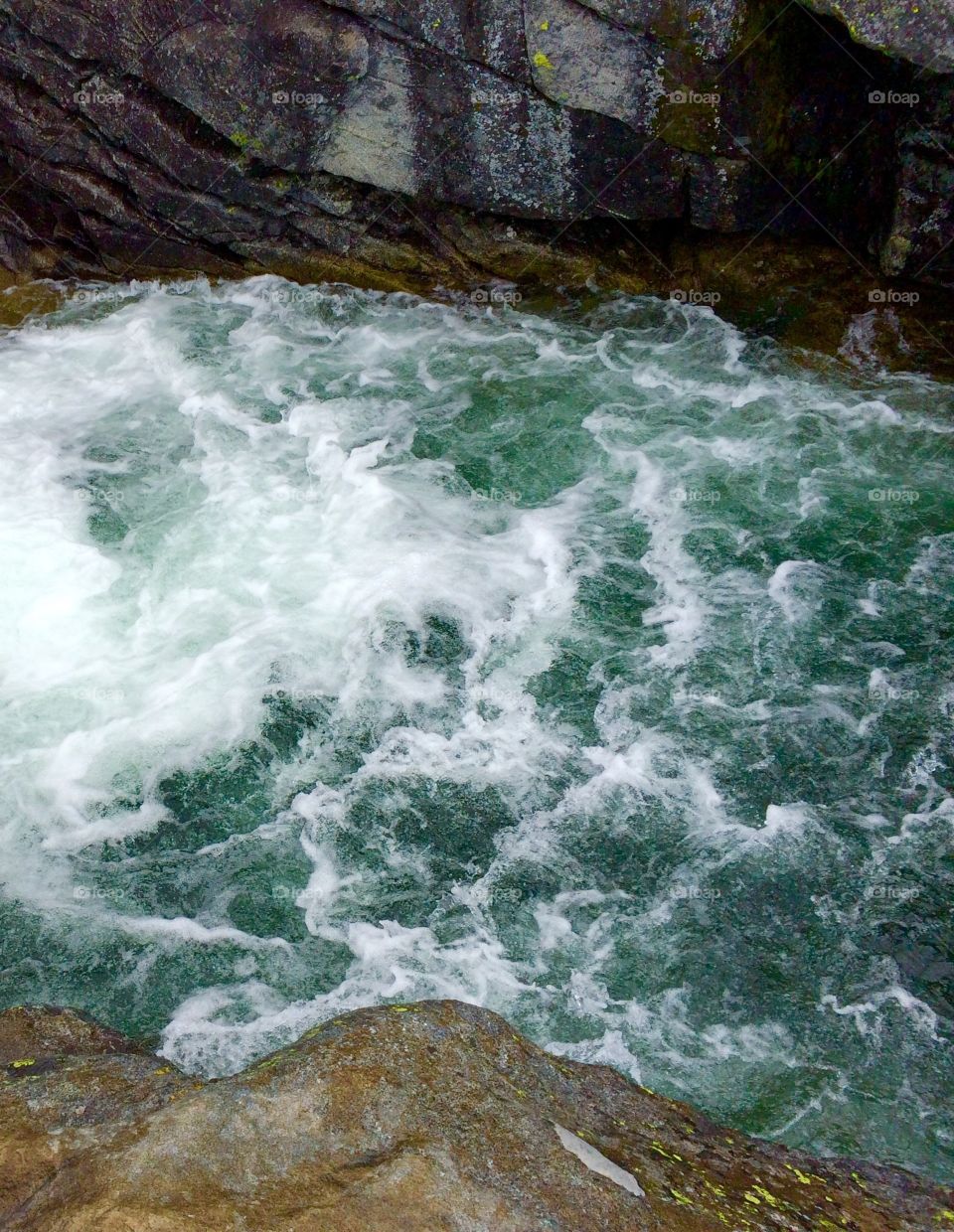 Close-up of flowing water