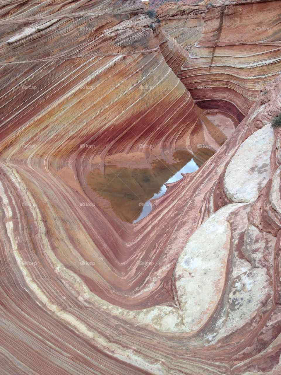 reflection waves utah rock formation by ilyapon