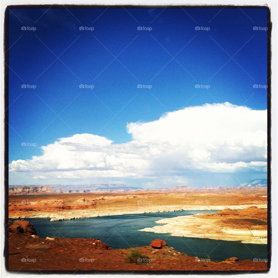 sky clouds lake view by comstock