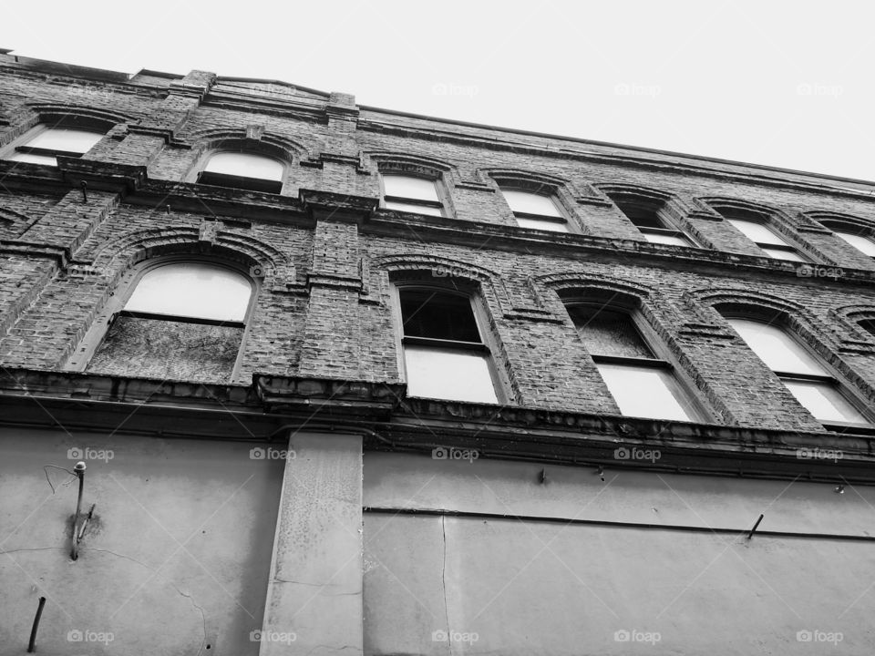 Historical Brick Building Abandoned Architecture Portland Oregon