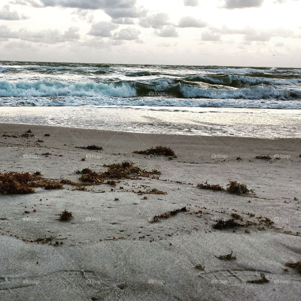 the beginning of a great day at the beach