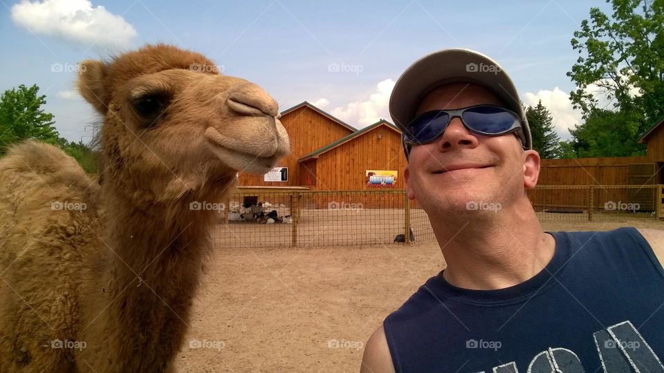 Man vs. Camel ~ Smile!