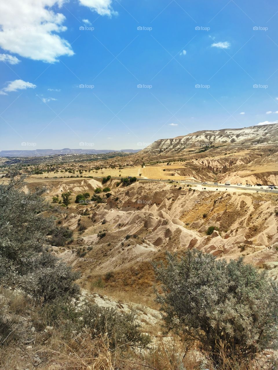 Landscape in Cappadocia, Turkey
