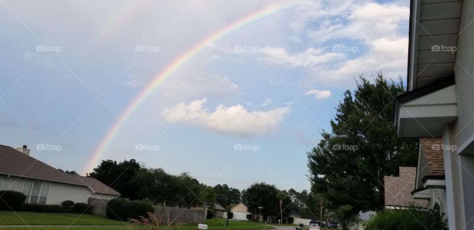 Rainbow in Jacksonville, Florida!!!!