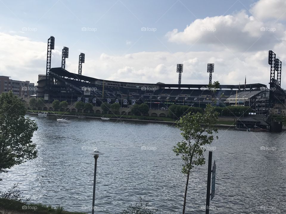 Pollution, River, Industry, Grinder, Water