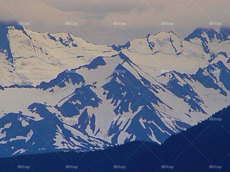 Alaskan Rockies. 
Surreal
