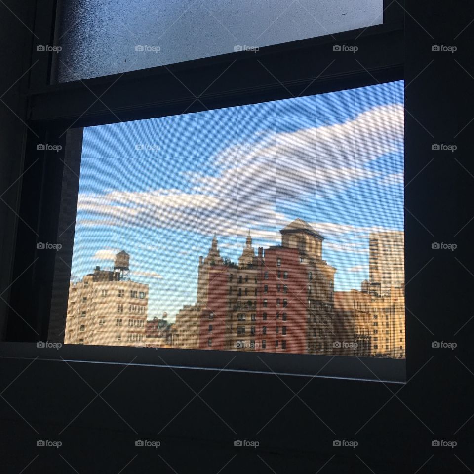 New York Window View 