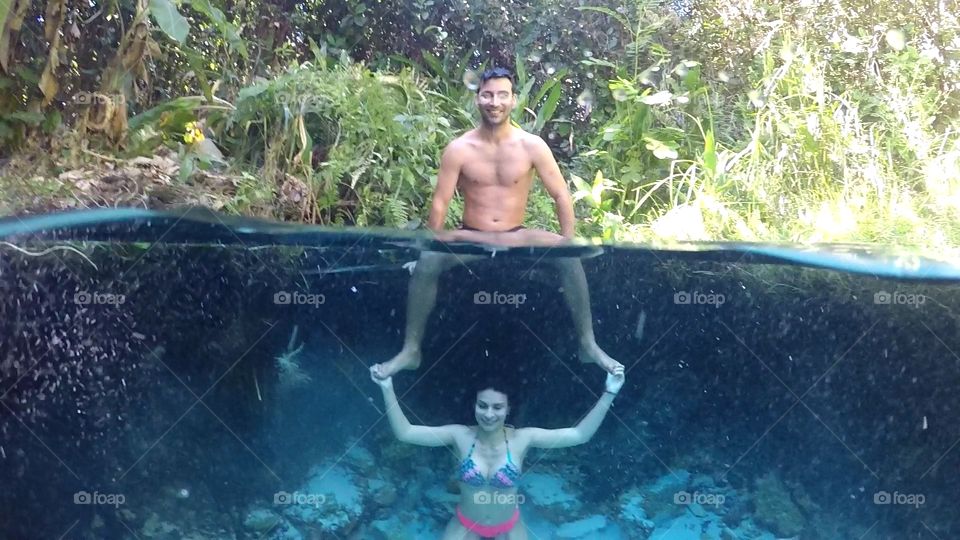 Underwater and out of the water world