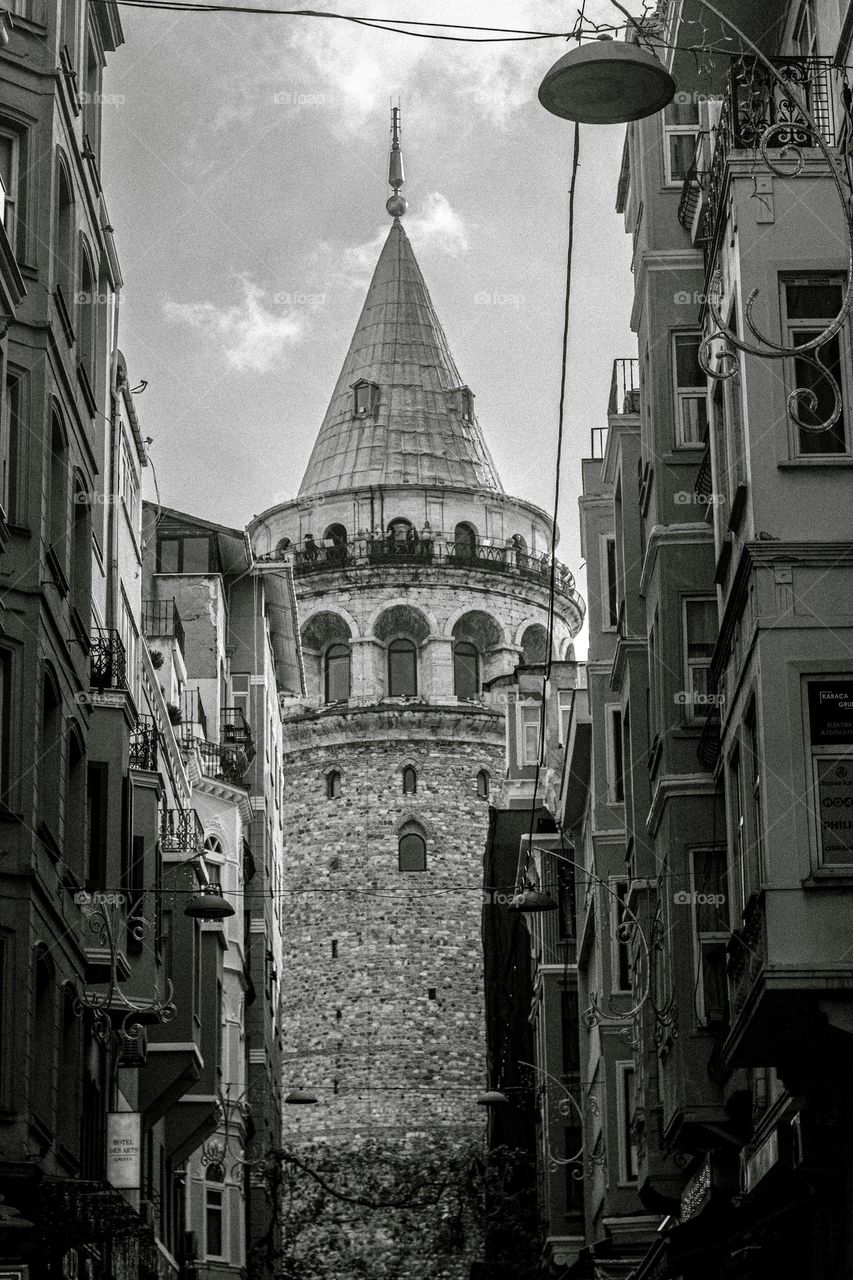 Tower inside buildings