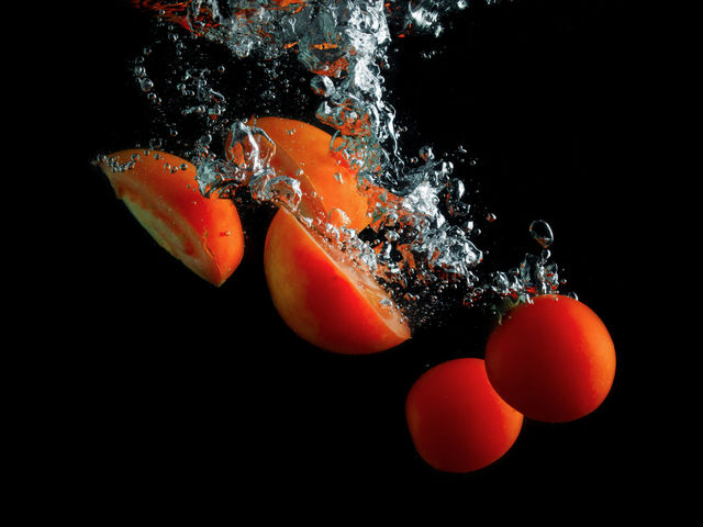 Tomates sumergidos