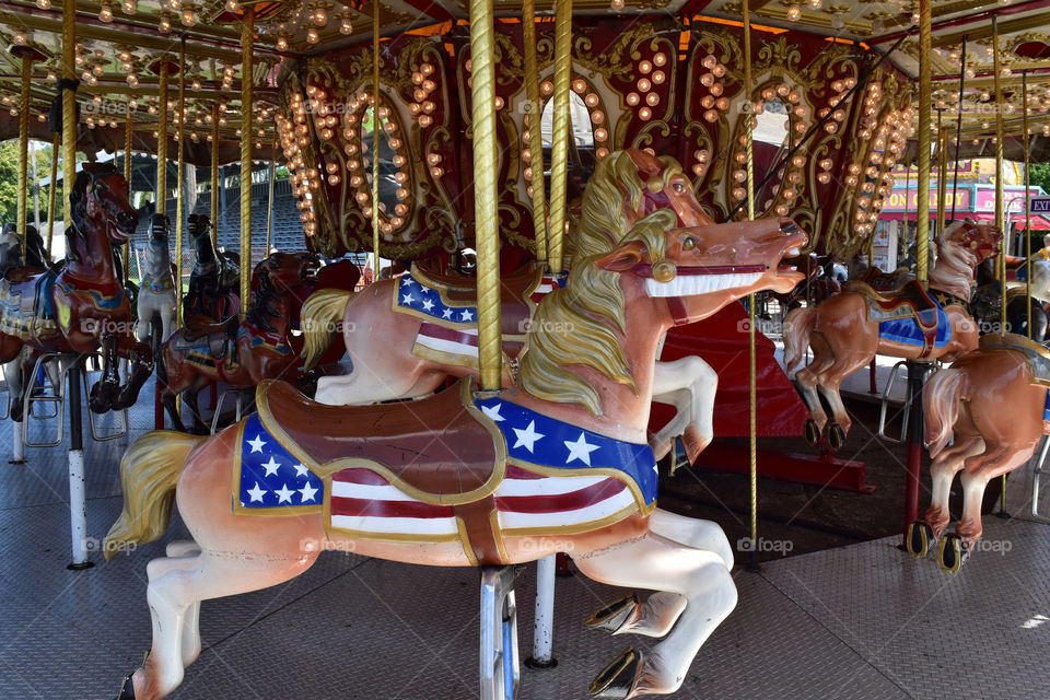 Carousel horses