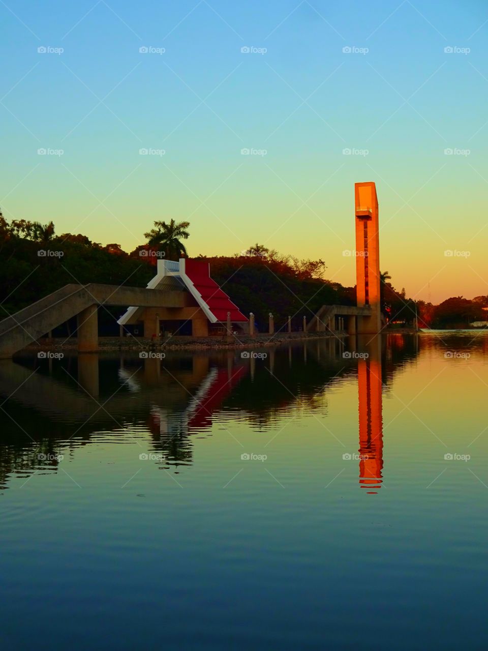 Lake reflection