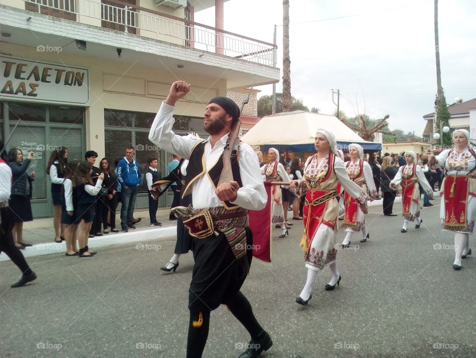 Festival, People, Parade, Music, Dancing