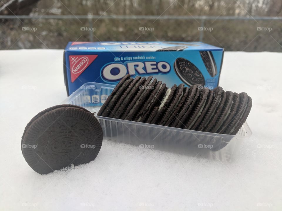 Oreo snow