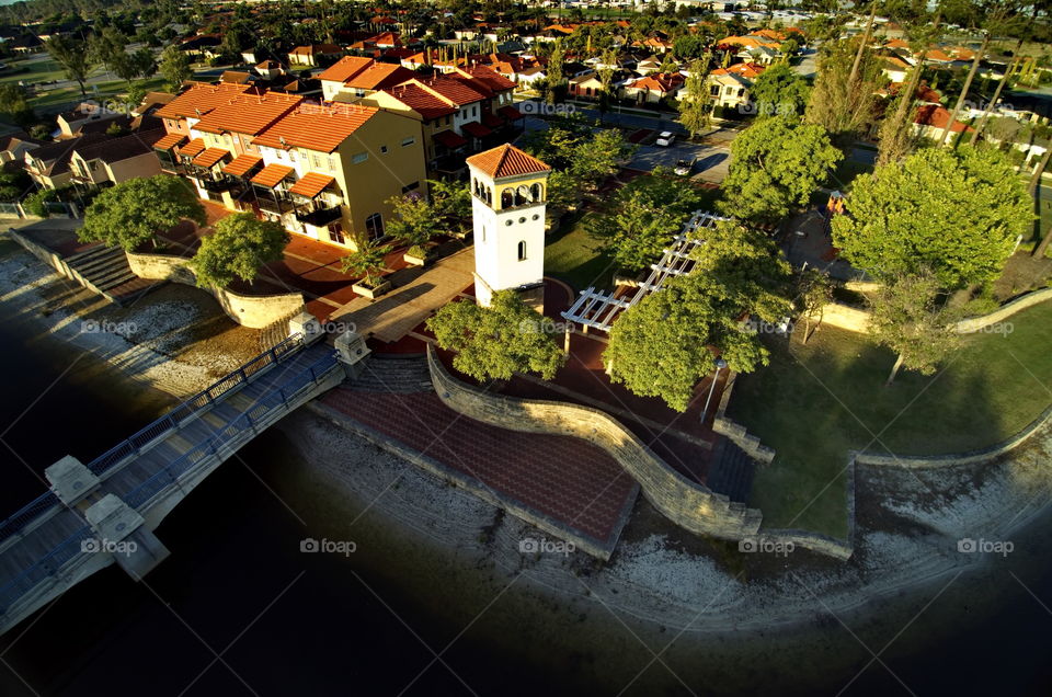 Park in Perth from above