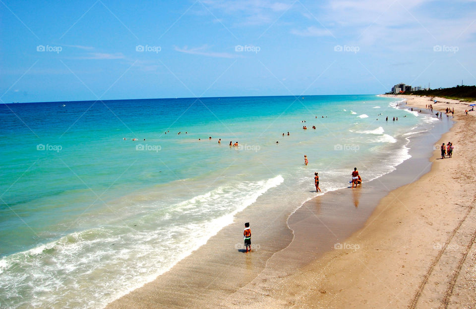 beach ocean jupiter florida people by refocusphoto