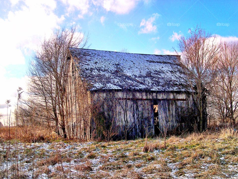 Rustic old barn