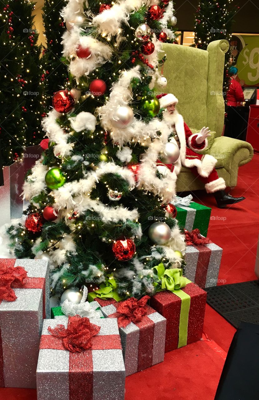 Christmas at the Mall with Santa Claus