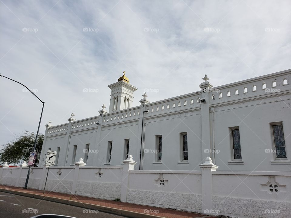 white church