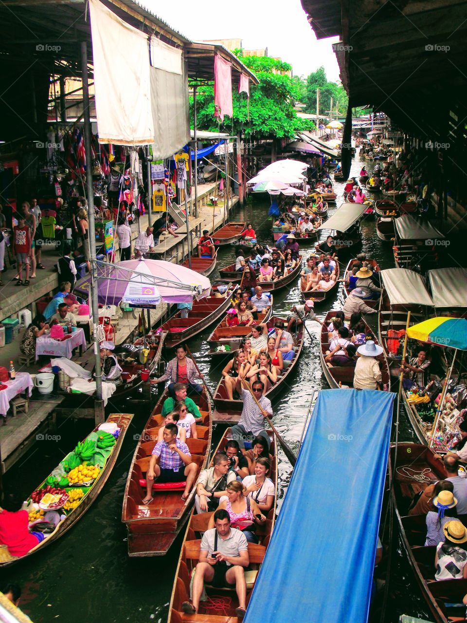 Colourful Floating Market.Thailand 