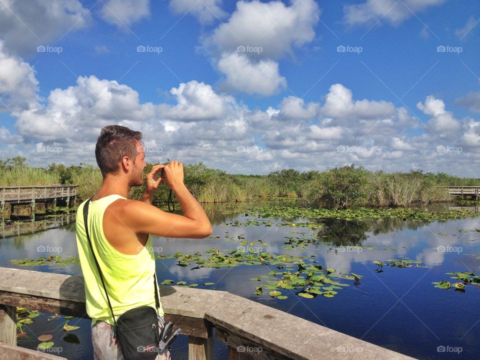 Capturing in the Everglades,Florida. I am taking a PHOTO in the Everglades during my vacation in Florida