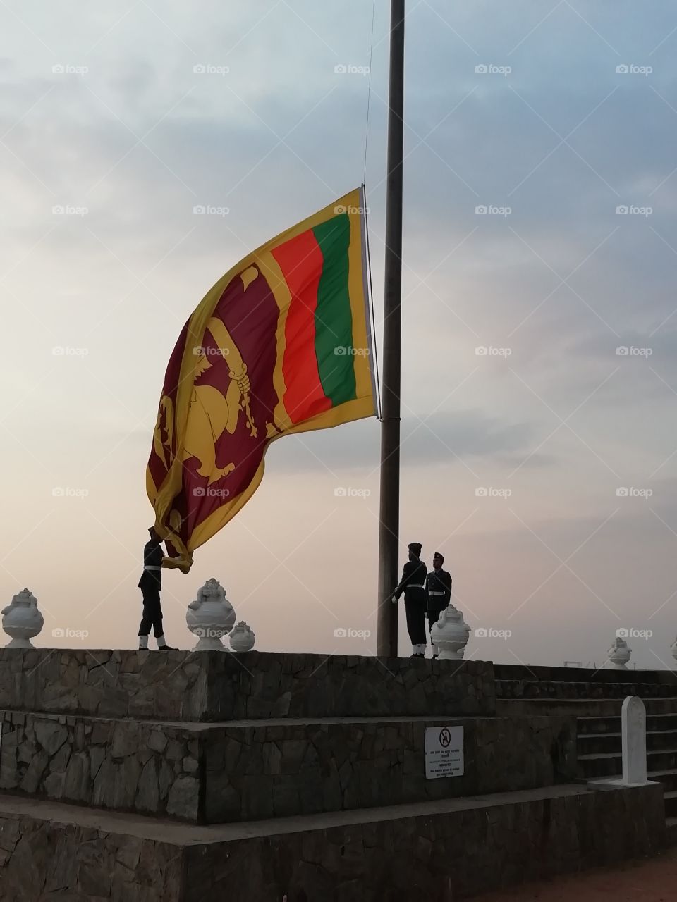 Lowering the flag #part 2😀