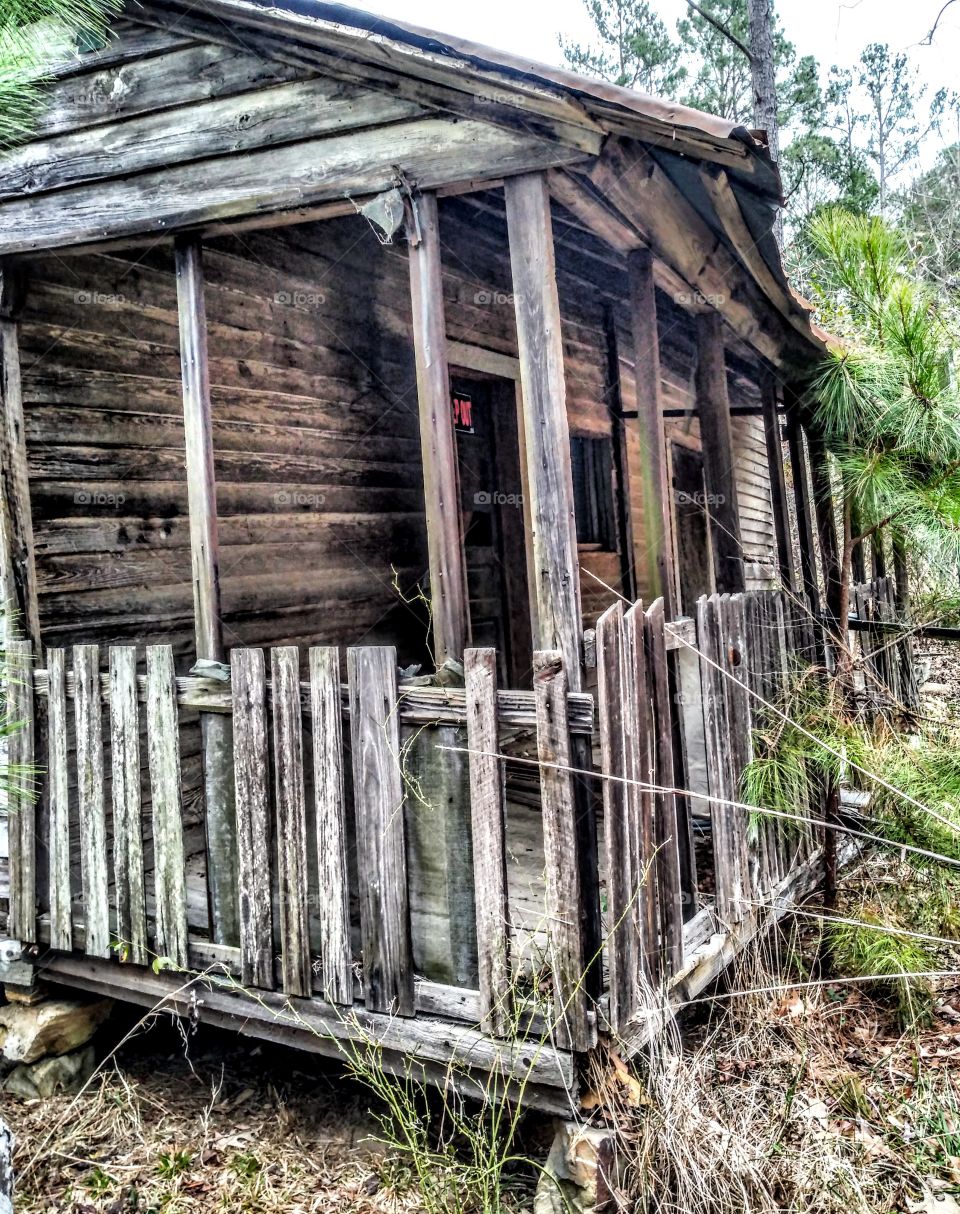 old house in the woods in USA