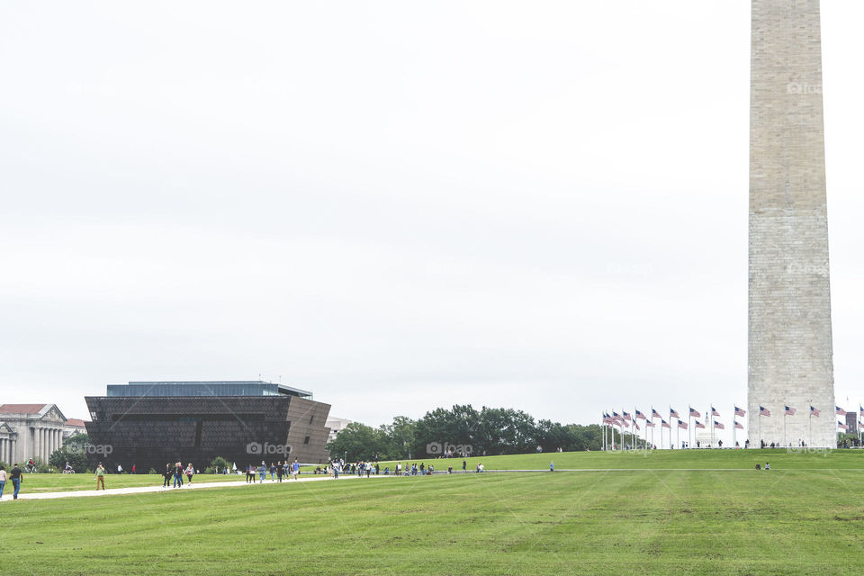 Smithsonian and Washington monument 