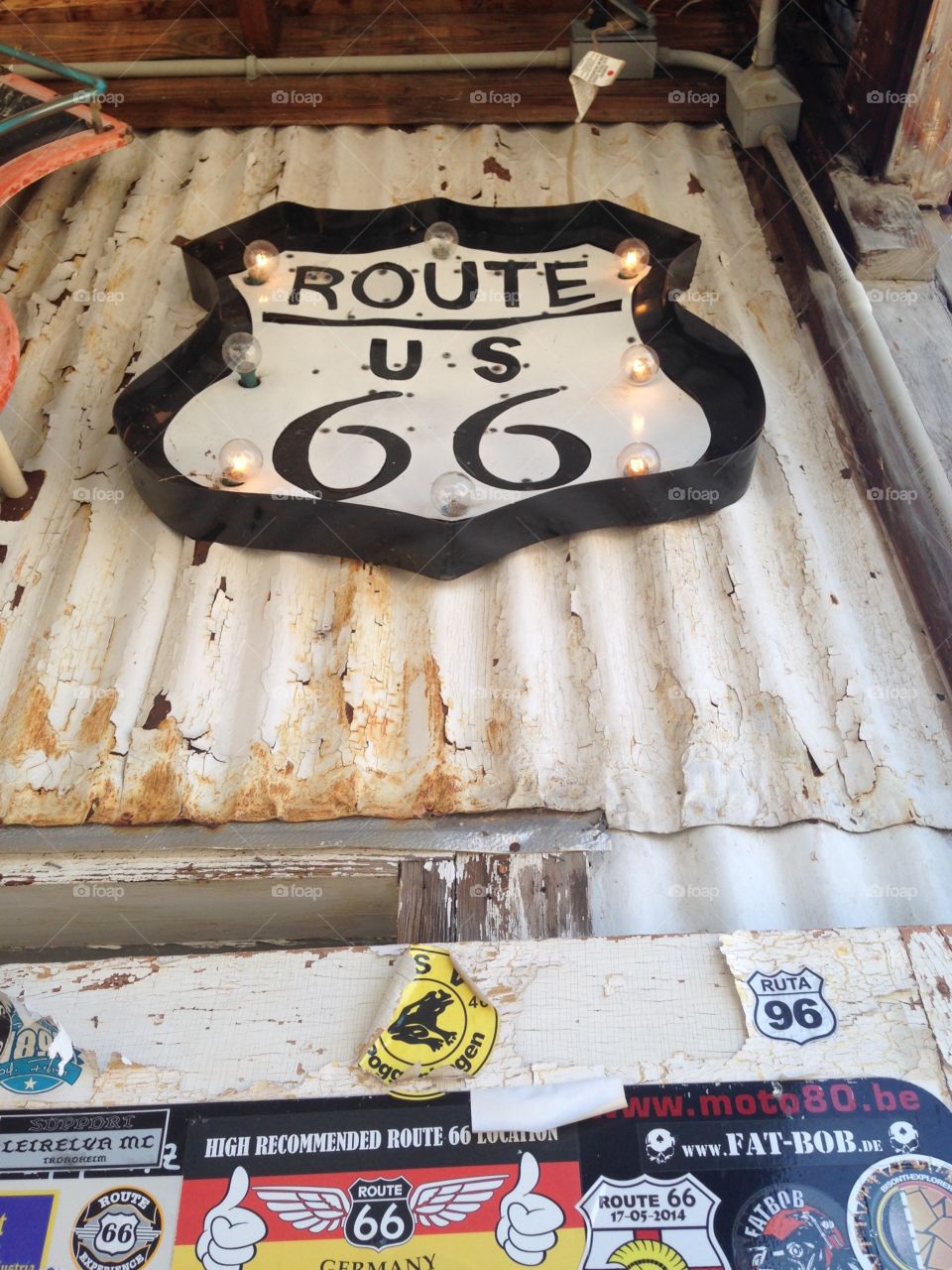 Route 66 decaying