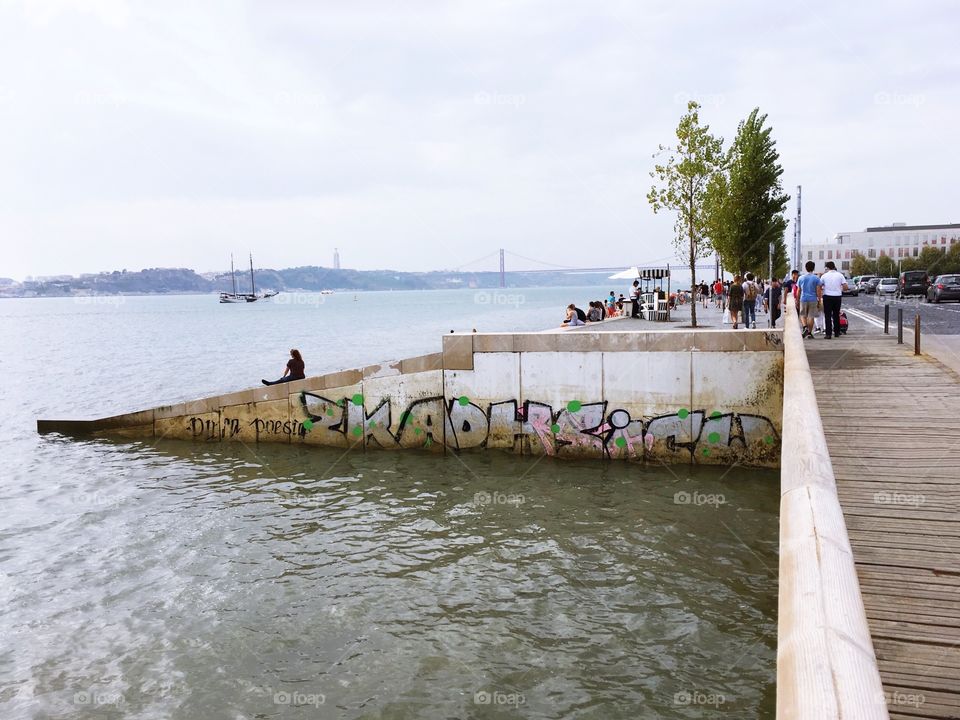 Graffiti on the water 