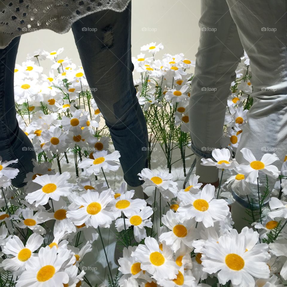 Jeans and Flowers