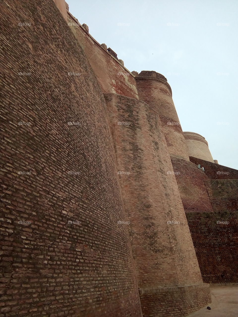 ancient fort of Bathinda city- a monument protected by Govt Of India- inner part