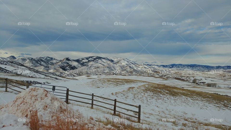 Colorado Wyoming State Line