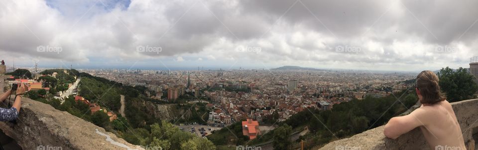 barcelona from above