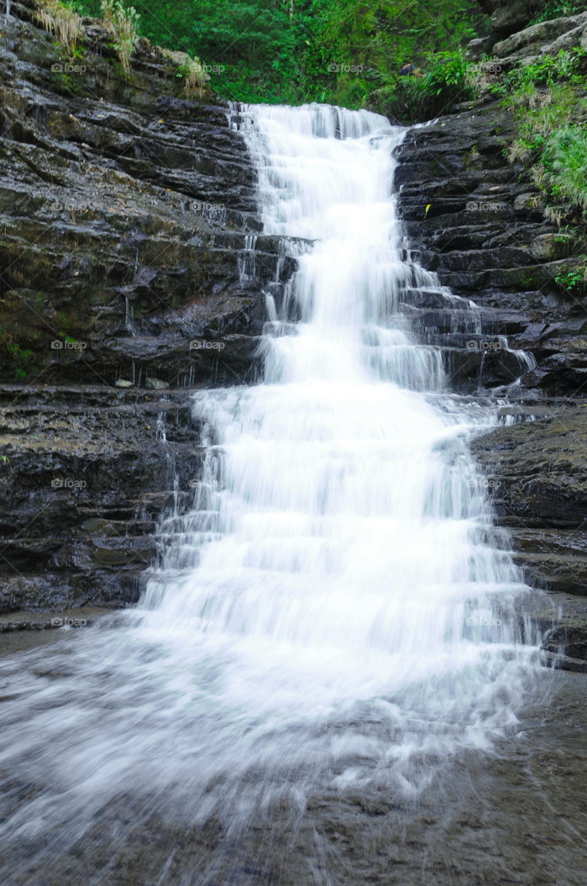 Juan Curious Waterfall, Santander, Colombia.