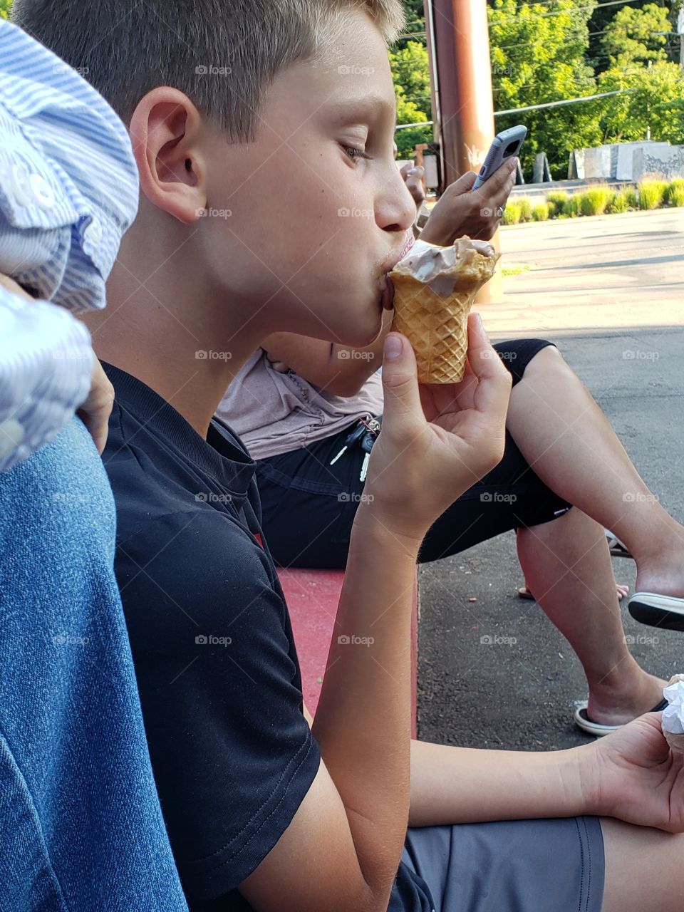 Tasty ice cream treats